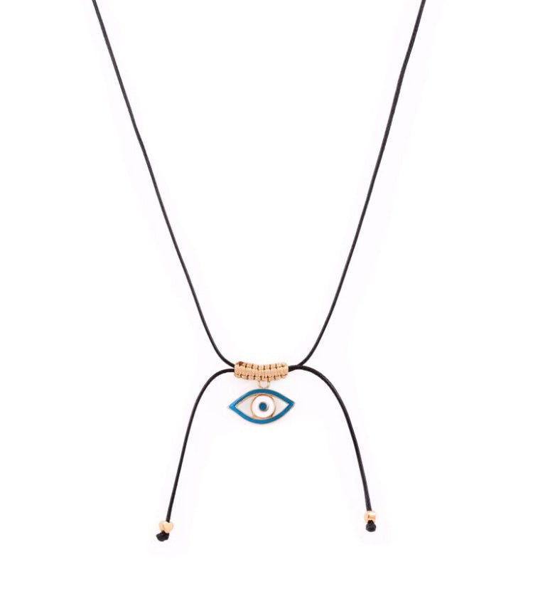 Double Faced Evil Eye amulet Necklace