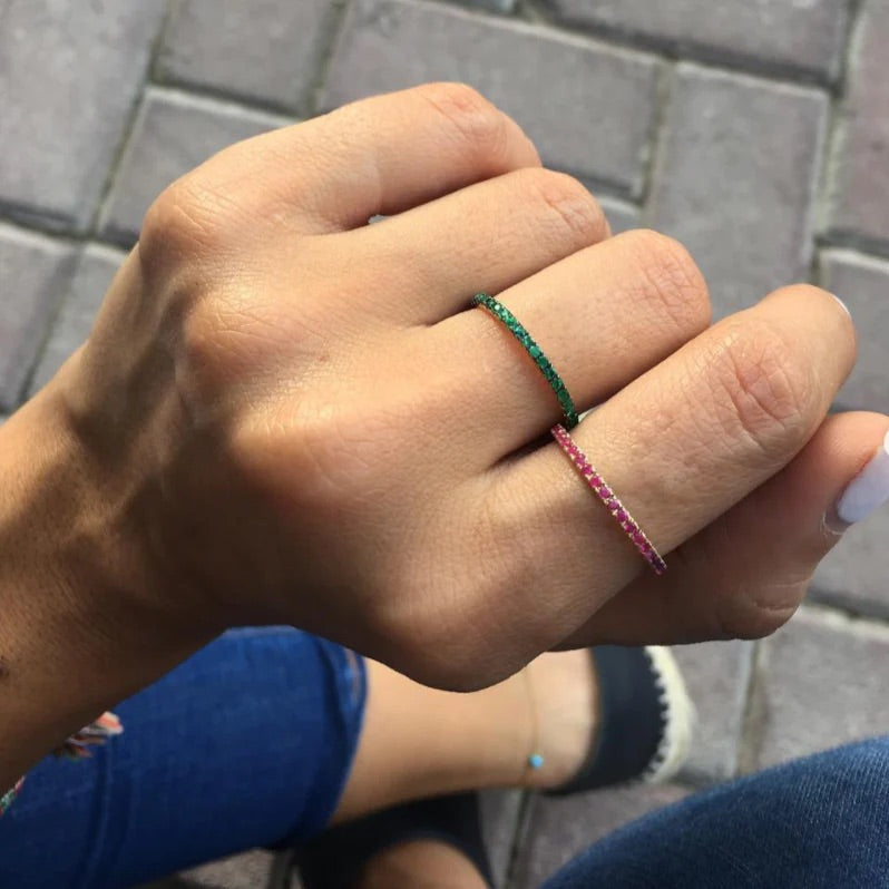 Thin Ruby ring