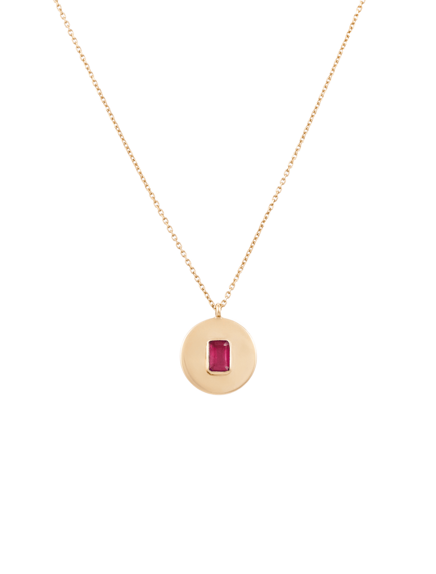 Baguette Medallion Ruby